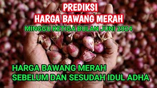 Perkiraan harga bawang merah minggu ketiga bulan Juni 2024 [upl. by Hollenbeck]