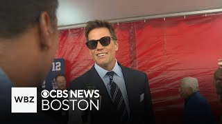 Tom Brady arrives at Patriots Hall of Fame ceremony [upl. by Nashner752]