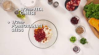 Pomegranate Squash Quinoa Salad Recipe by HSN [upl. by Eeznyl68]