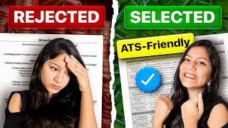 This is Why Your Resume Gets Rejected ➤ ATS Resume Format amp Tips 2024 [upl. by Eirahcaz]