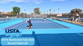 USTA 40 Doubles Sectionals Fall 2023 Round Robin 2 12724 [upl. by Aiem]