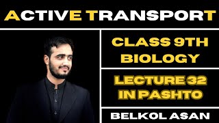 Active Transport Process Explained By Basharat Ali Lectures  Biology class 9th [upl. by Matthiew]