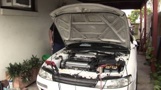 Toyota Corolla AE101 GTApex Levin new engine first start [upl. by Durrell]