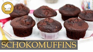 SCHOKOBUTTERMILCHMUFFINS mit sensationellem Geschmack [upl. by Flanna]