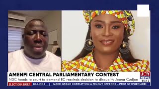 Amenfi Central Parl Contest NDC challenges EC in court to defend Joana Gyan Cudjoes eligibility [upl. by Drofxer440]