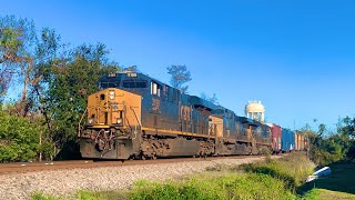 RL K5HA CSX ES44AH 3199 leads CSX M60123 on 11232024 train video [upl. by Heda]