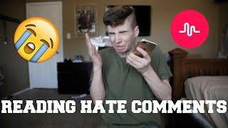 REACTING TO HATE COMMENTS ON MUSICALLY  Zach Clayton [upl. by Paddy]