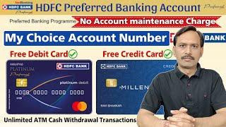 HDFC Preferred Account Benefits  HDFC Preferred Banking  HDFC Account Opening Online [upl. by Ushijima318]