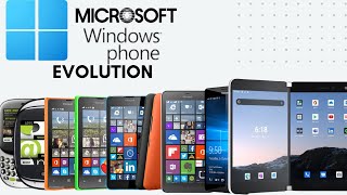 Evolution Of Microsoft Windows Phone  Windows Phone All Models Evolution [upl. by Loftis]