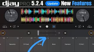 Djay Pro 5 2 4 Update New Features [upl. by Branch]