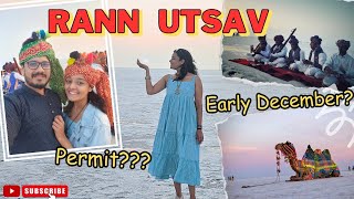 Rann Utsav 20232024 At Indias Largest Salt Desert  Complete Tour amp Permit Sunset [upl. by Flavia]