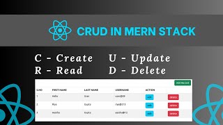 FullStack CRUD Operations Application with Node JS amp React Js  MERN Stack coding mern [upl. by Ariada]