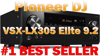 Pioneer VSX LX305 Elite 9 2 Channel Network AV Receiver [upl. by Atinuj168]