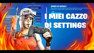 I MIGLIORI SETTINGS PER EDITARE PIU VELOCE SU FORTNITE [upl. by Piks]