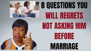 QUESTIONS TO ASK IN EARLY STAGES OF DATINGCOURTINGBEFORE MARRIAGE TO AVOID REGRETS amp DIVORCE [upl. by Bor]