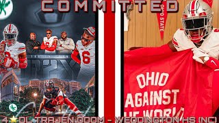 4 Star DL Trajen Odom commits to Ohio State [upl. by Heller571]