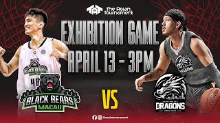 EXHIBITION GAME MACAU BLACK BEARS VS VANTABLACK DRAGONS [upl. by Aianat]