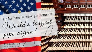 Bachs Toccata and Fugue in D Minor on the worlds largest organ  Dr Michał Szostak [upl. by Kcirdehs78]