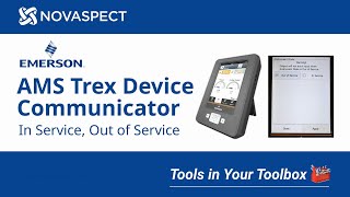 Changing FIELDVUE™ DVC In Service and Out of Service Modes on the AMS Trex Communicator [upl. by Yunick300]