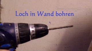 Lifehack in eine Wand bohren ohne Staub und Schmutz [upl. by Cumine]