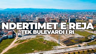 NDERTIMET E REJA TEK BULEVARDI I RI TIRANA 2023  5K DRONE VIDEO [upl. by Naic]