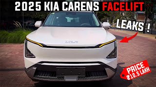 Kia Carens Facelift Looks Leaks Ahead of Launch  Kia Carens Facelift Price amp Launch Date [upl. by Lorre425]