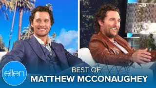 Best of Matthew McConaughey on the ‘Ellen’ Show [upl. by Reehsab21]