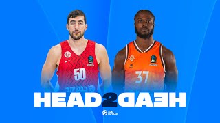 202425 BKT EuroCup  Round 1 HeadtoHead Zoosman vs Ojeleye [upl. by Aicnelav]