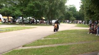 Durka Racing Scooter Race  Venstpils Kurland Bike Meet  1607mpg [upl. by Hedvige]