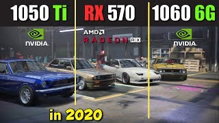 GTX 1050 Ti vs RX 570 vs GTX 1060  in 2020 [upl. by Khorma517]