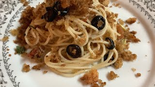 Anchovies and Breadcrumbs on Pasta [upl. by Eldin941]