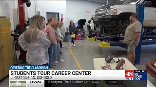 Students tour Limestone County Career Tech Center [upl. by Ttirrem39]