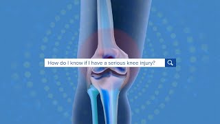 How to Tell if a Knee Injury is Serious  Yale Medicine Explains [upl. by Doralia]