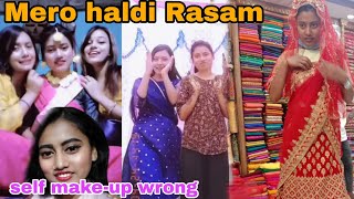 Mero haldi Rasam kasarbatar bachelor party all video [upl. by Pain]