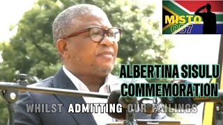 FIKILE MBALULA SPEECH AT MAMA SISULU COMMEMORATION CELEBRATION [upl. by Ahseket]