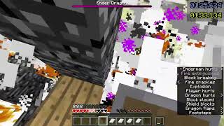 Minecraft 112 Set Seed Internal Speedrun WR AGAIN 141 [upl. by Rabma987]