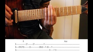 How to Play  Go the Distance Guitar Solo by Michael Bolton w tabs  Ryan Minor [upl. by Anival]