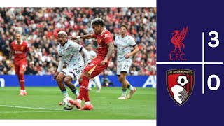 LIVERPOOL VS BOURNEMOUTH 3  0 HIGHLIGHT PREMIER LEAGUE 20242025 [upl. by Oyek]