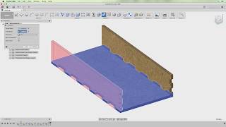 Fusion360 Automatically sized fingerjoints [upl. by Elamaj]