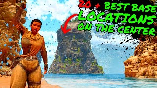 The Center TOP 25 PVE Base LOCATIONS on Ark Survival Ascended [upl. by Kra]