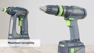 Cordless drill T 183  C 18  Festool [upl. by Duval]