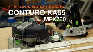 VTP008Edge banding Part2 Festool Conturo KA65 MFK700 Edging Eng sub [upl. by Meara]