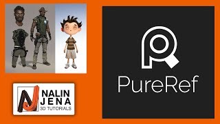 How to Put Reference Image on Top of the Screen While 3d Modeling Using PureRef [upl. by Avad]