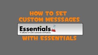 Essentials Custom Messages [upl. by Byrom]