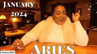 ARIES  YOUR JANUARY 2024 PREDICTIONS A Message Meant to Reach You Right Now [upl. by Akcirred]