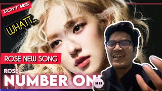 ROSÉ  number one girl 🇮🇳official music video  REACTION KANV REACT kanvdrama [upl. by Eniamaj]