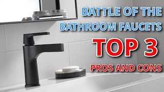 The Battle Of Luxury Bathroom Faucets  TOP 3 Pros and Cons 2024 [upl. by Akener]