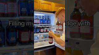 Filling My Parents Fridge WiTH Beer [upl. by Nester]