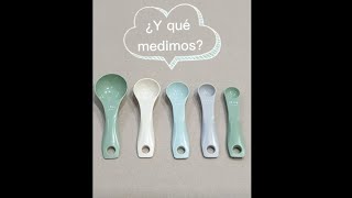 ¿Qué miden las cucharitas medidoras  Almas cupcakes [upl. by Llehcam]