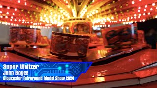 Super Waltzer  John Boyce  Gloucester Fairground Model Show 2024 [upl. by Ylra709]